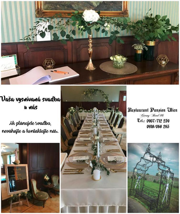 Restaurant Pansion Wien Cierny Brod Dış mekan fotoğraf