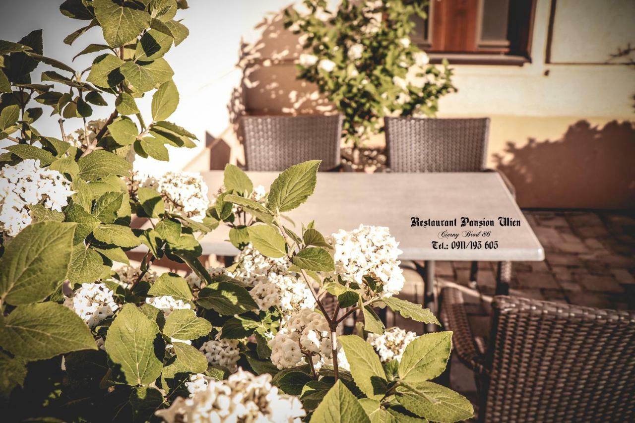 Restaurant Pansion Wien Cierny Brod Dış mekan fotoğraf